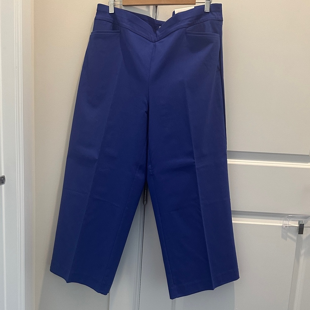 Chico's Blue Ankle Cropped Pants